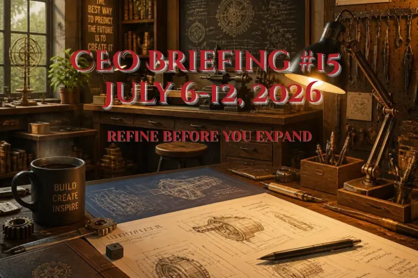 CEO Briefing #15 ~ July 6-12, 2026