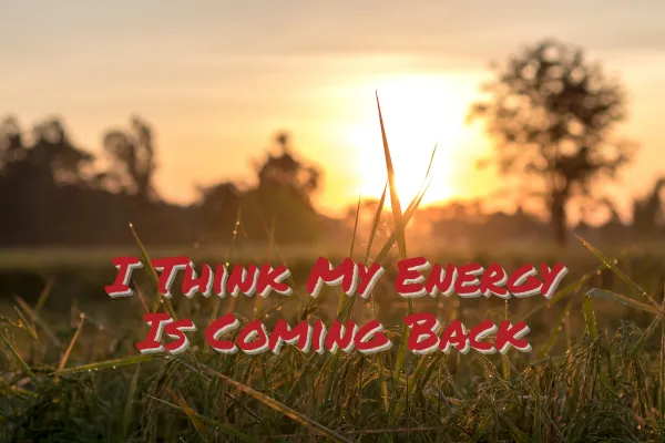 I Think My Energy Is Coming Back | Finding My Flow Again