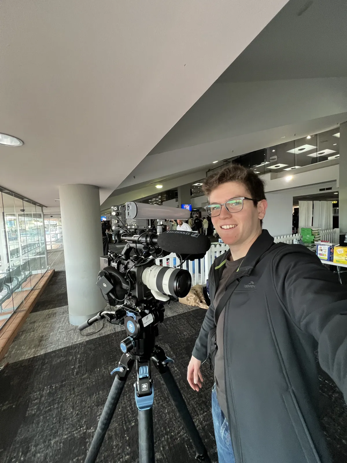 Behind the scenes on a shoot in Caulfield East