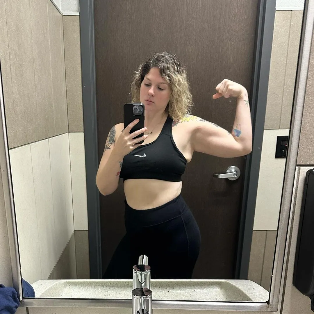 Workout photo of Kaylynn M. at Sweat Is Free in Moore