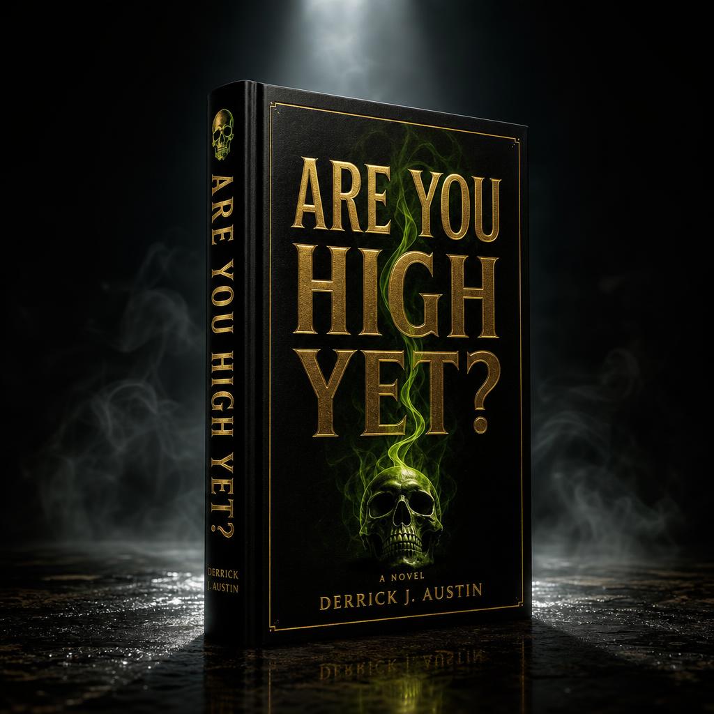 Detailed book mockup of the novel adaptation