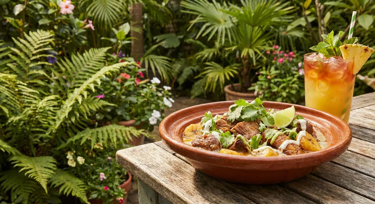 Pesca fresca del Caribe — Molca & Verde (Casa de los Pájaros, Valladolid)