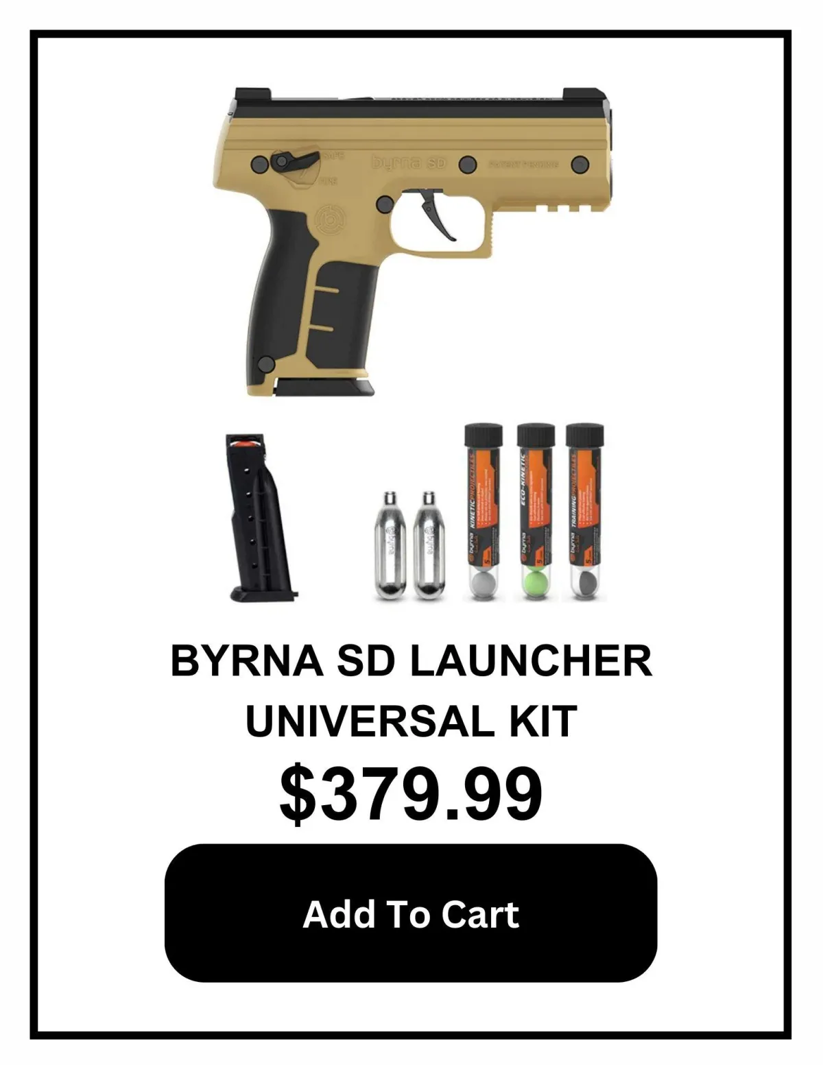 Byrna SD Launcher Tan Kit