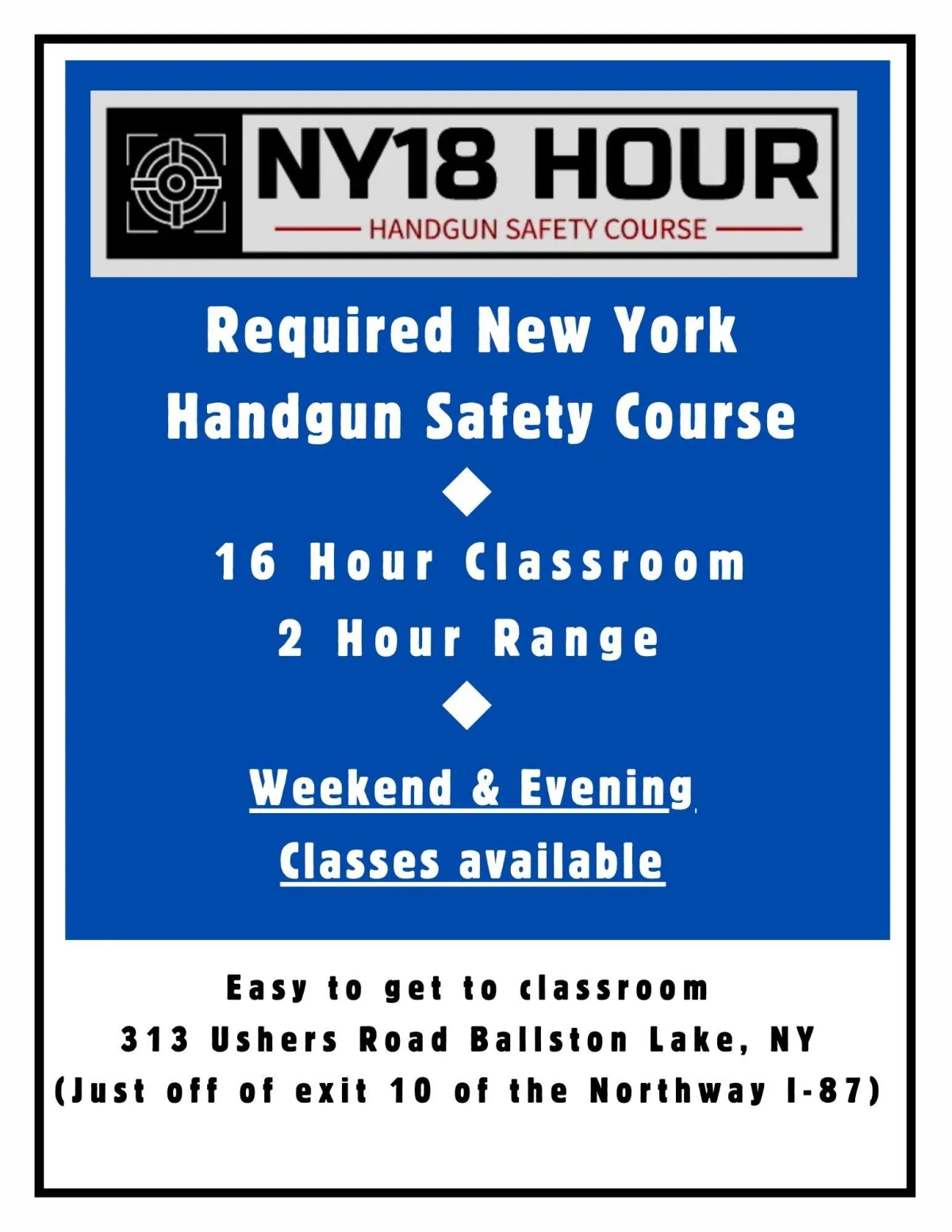 NY Handgun Safety Course