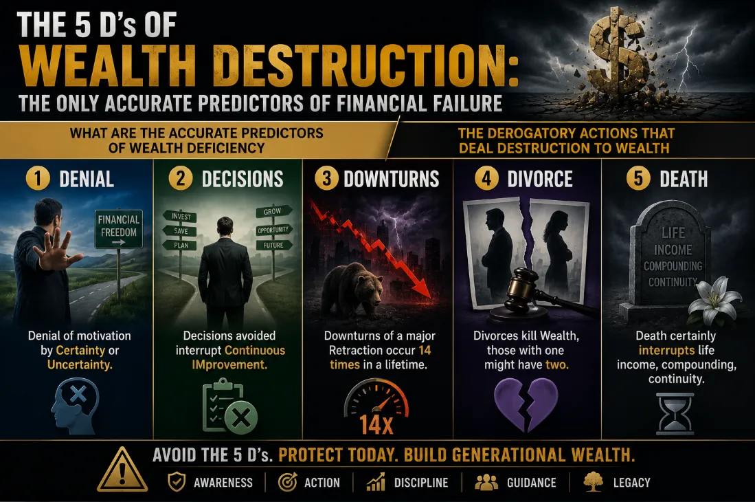The 5 D's of Wealth Destruction