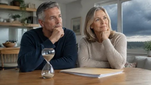 Couple Considering the Cost of Delay