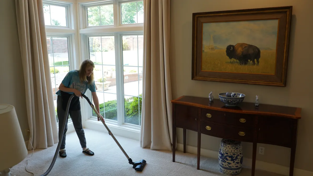 Vacuum Cleaning the Floor