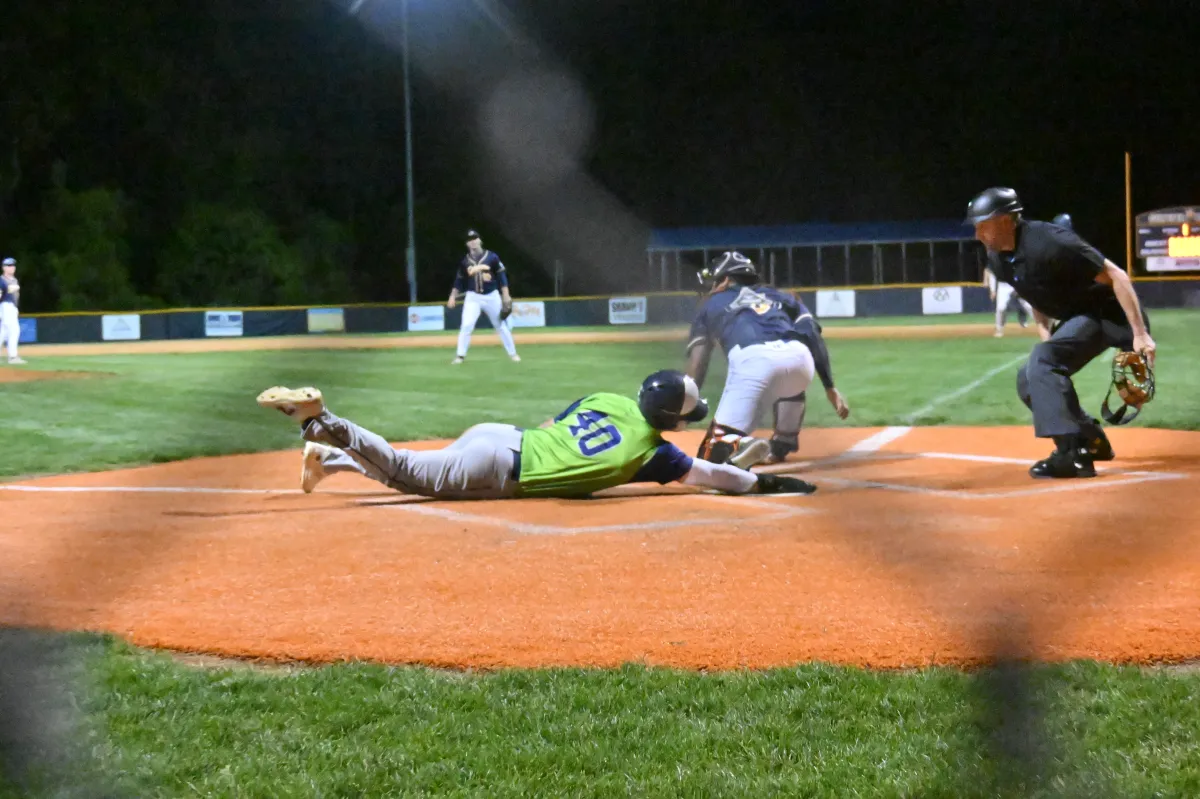 Lucas Ream Sliding into Home
