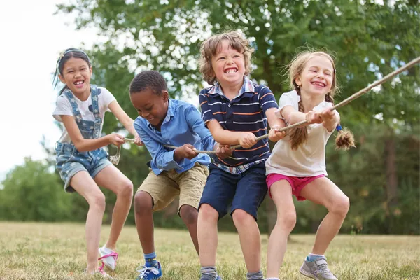 Kids enjoying Bible-centered activities at Fountain Kids ministry in Gwinnett County church