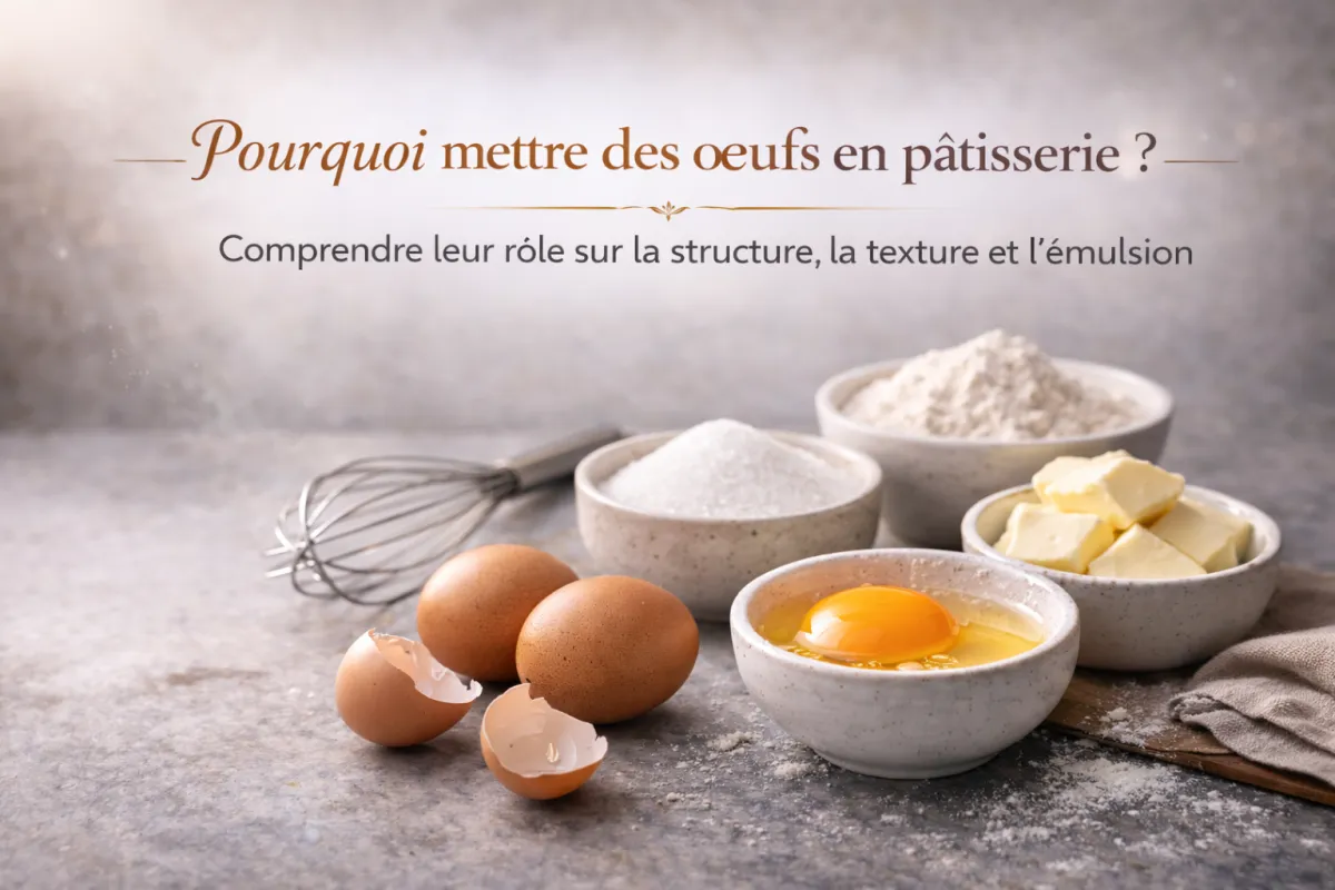 Pourquoi mettre des œufs en pâtisserie ? Comprendre leur rôle sur la structure, la texture et l’émulsion