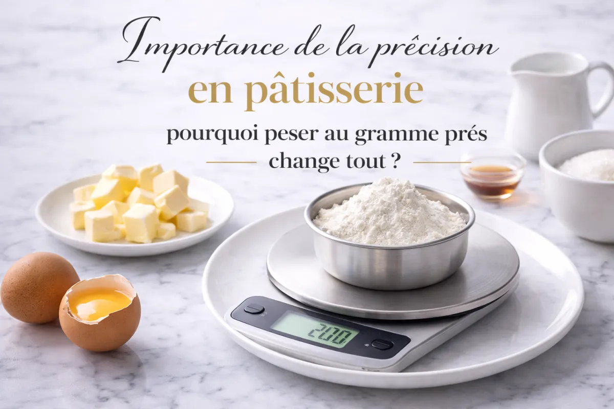 Importance de la précision en pâtisserie : pourquoi peser au gramme près change tout ?