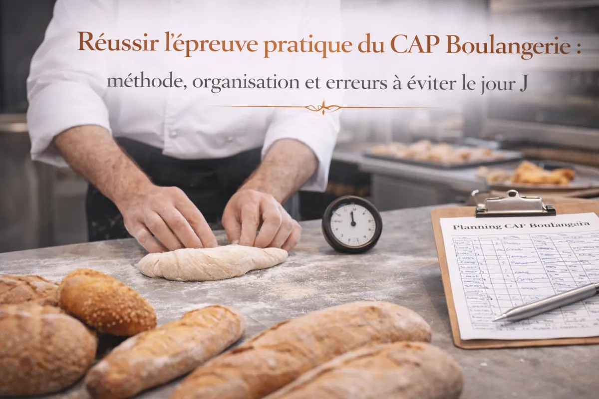 Réussir l’épreuve pratique du CAP Boulangerie