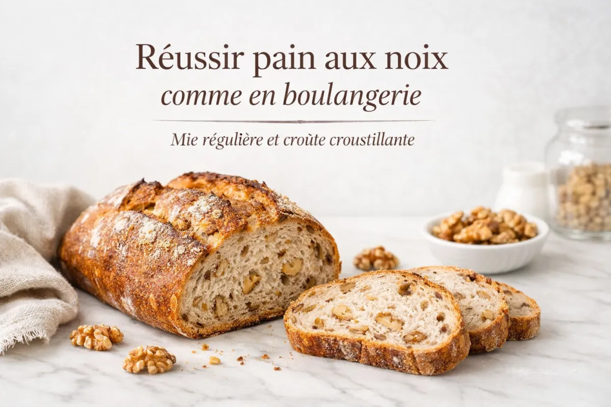 Réussir pain aux noix comme en boulangerie