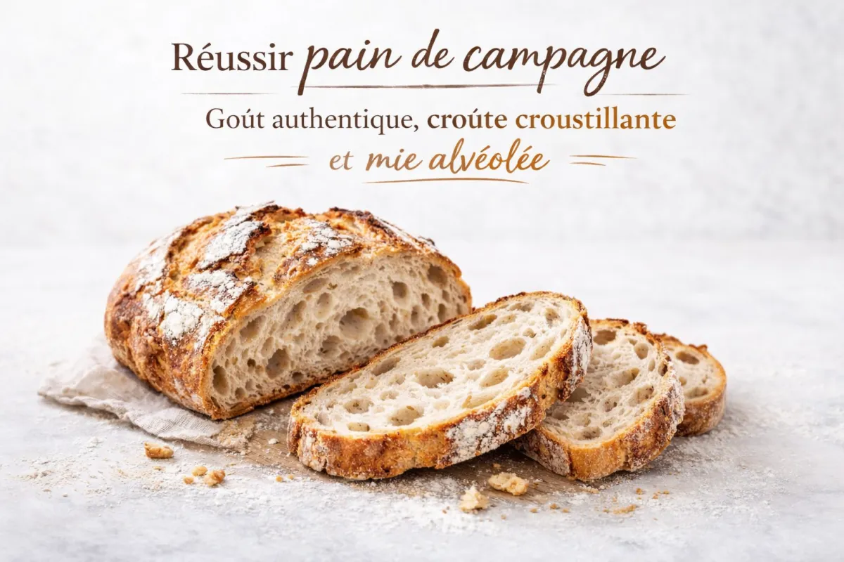 Réussir pain de campagne comme en boulangerie