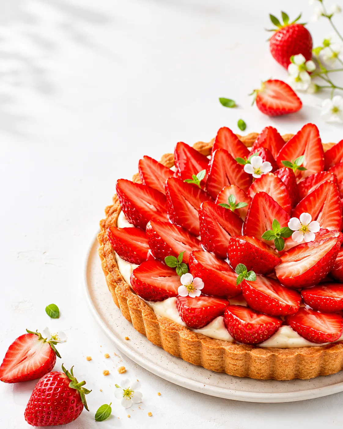 Tarte aux fraises