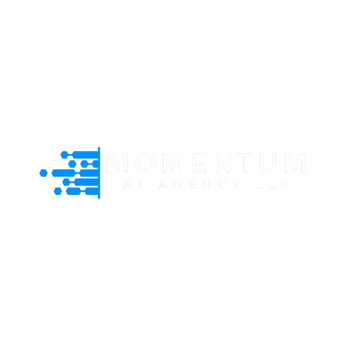 Order form for Momentum AI Agency, showcasing AI-driven business growth solutions and user testimonials.