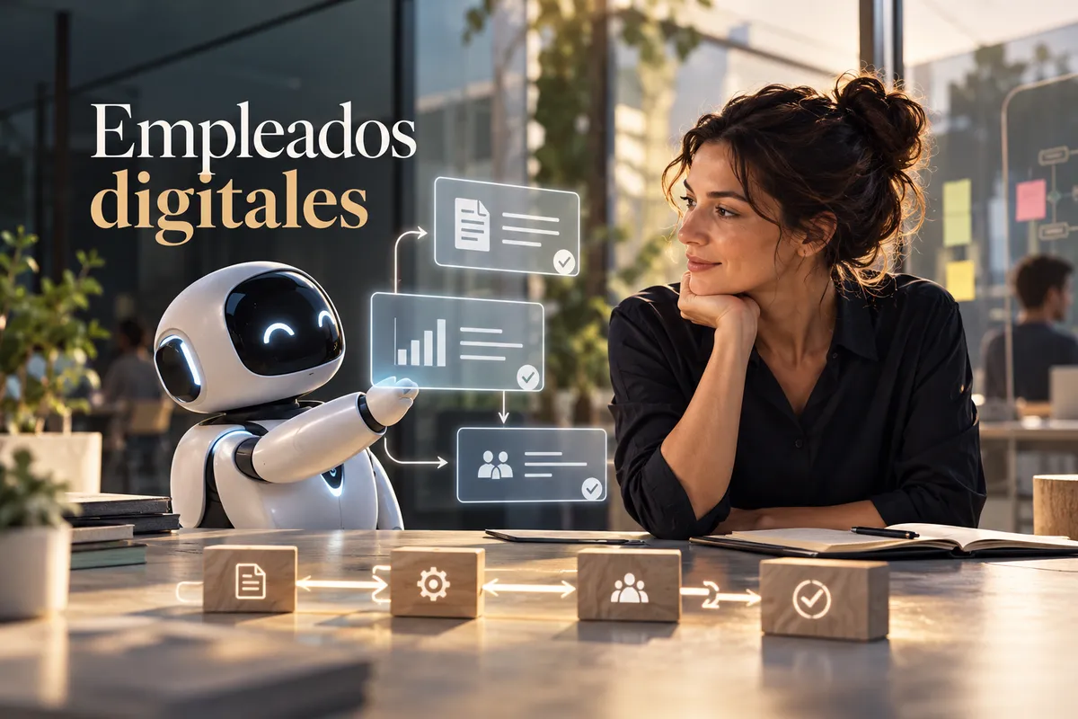 Empleados digitales: qué son y cómo integrarlos sin perder el control humano