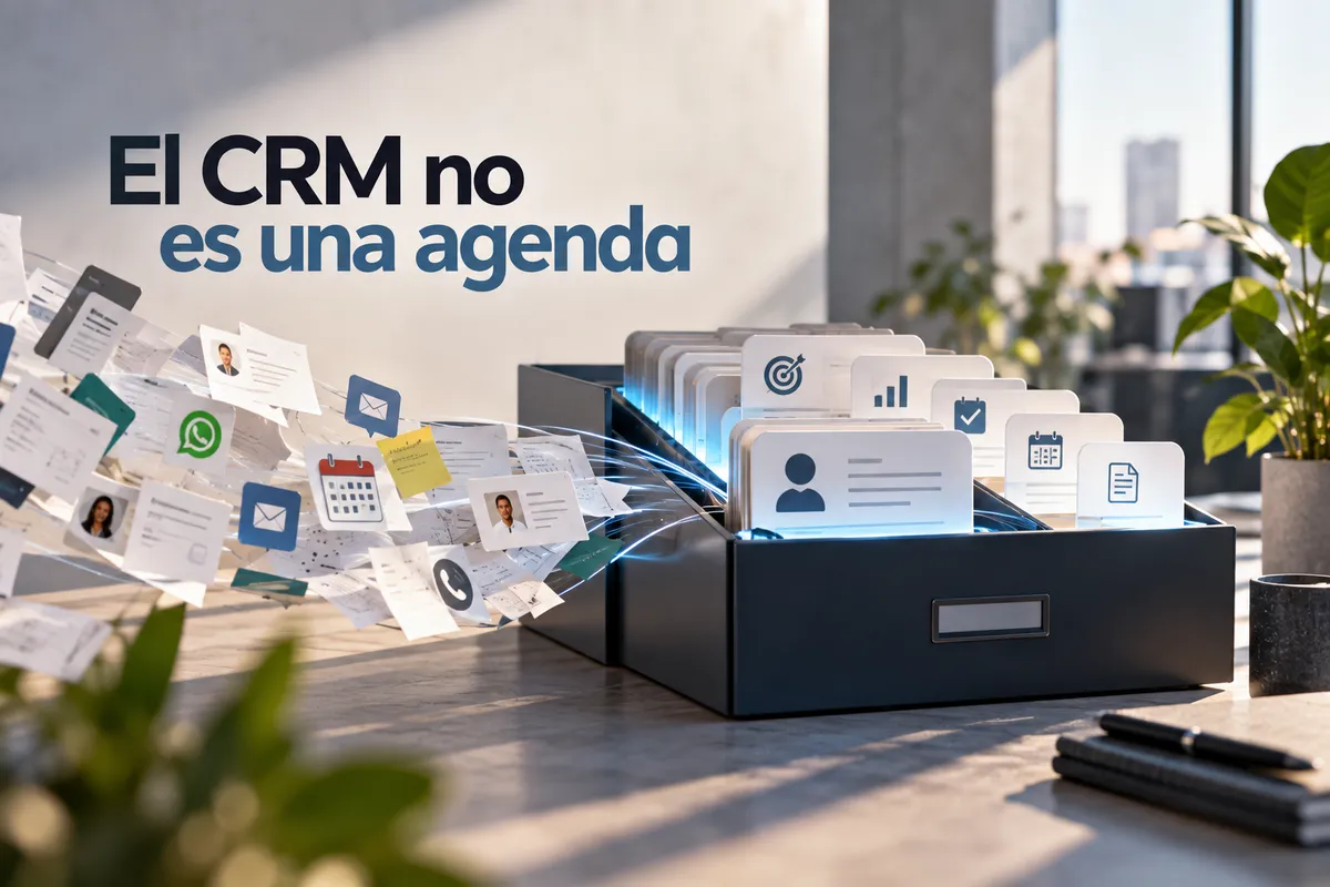 El CRM no es una agenda: cómo convertirlo en la memoria operativa de una empresa