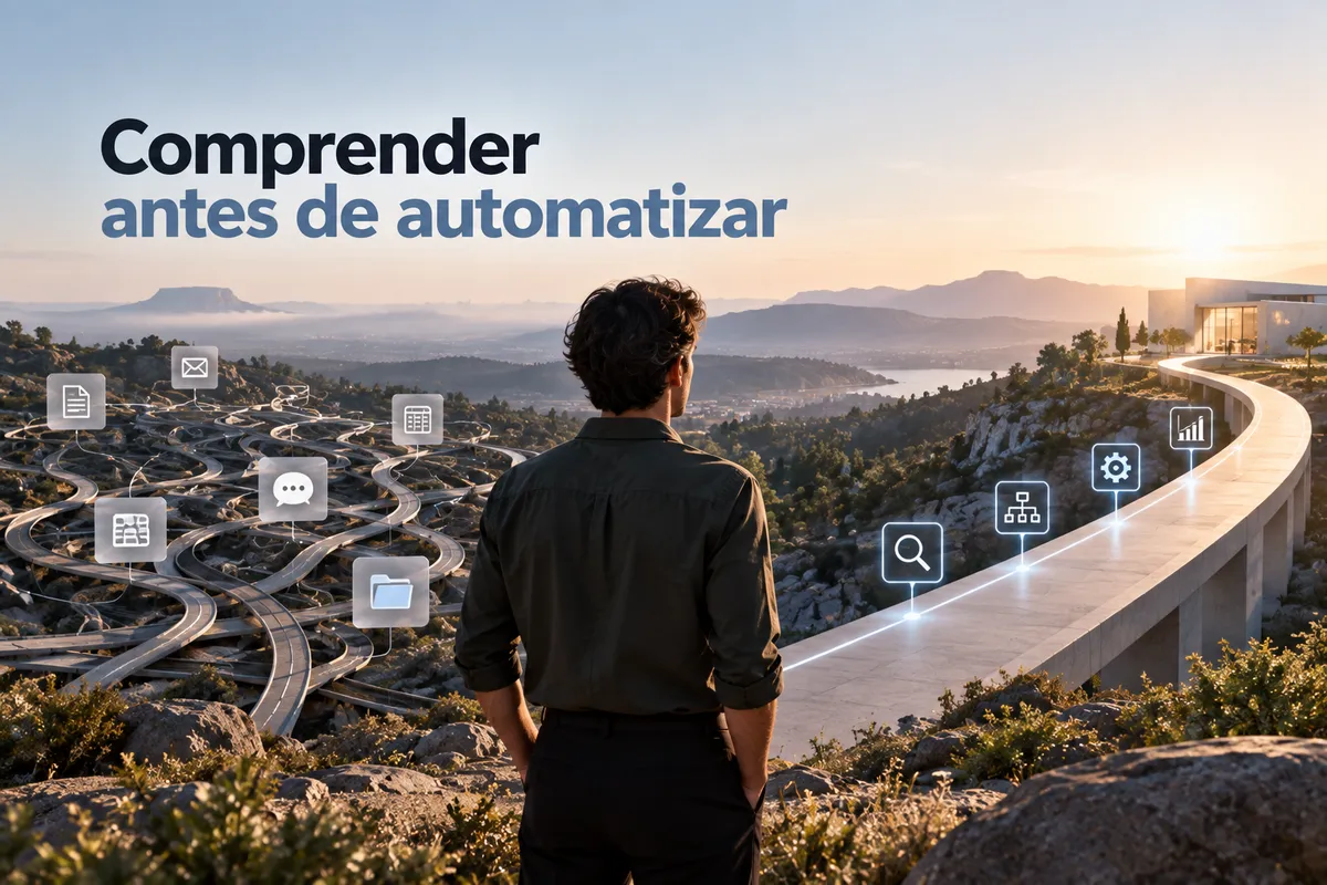 Comprender antes de automatizar: el primer principio de una implementación útil