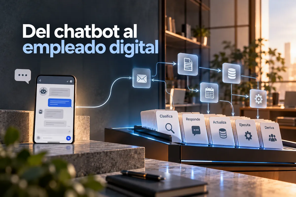Del chatbot al empleado digital: por qué responder mensajes es solo el principio
