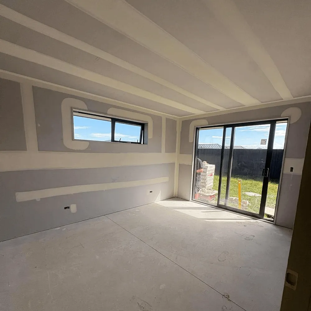 Complete plastering service for new build project in Christchurch