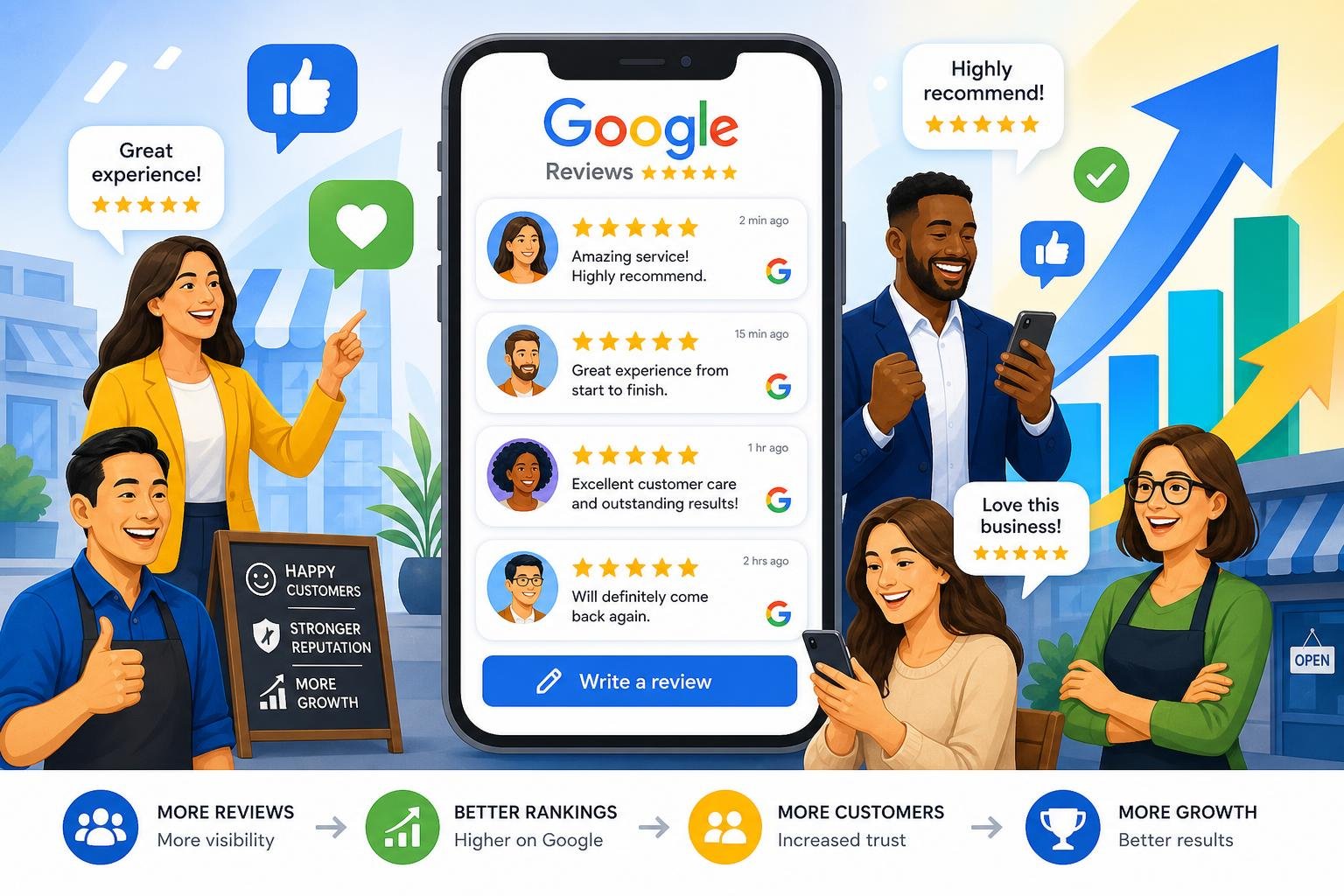 Tips Om Meer Google-Reviews te Verzamelen voor Lokale Groei Post