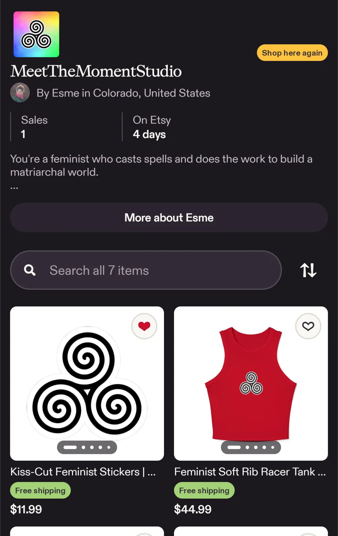 Meet the Moment Studio on Etsy