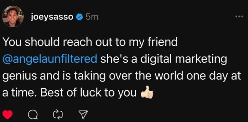 Unfiltered Marketing Group marketing and seo services for service-based businesses.  Client Testimonial: five-star review. 