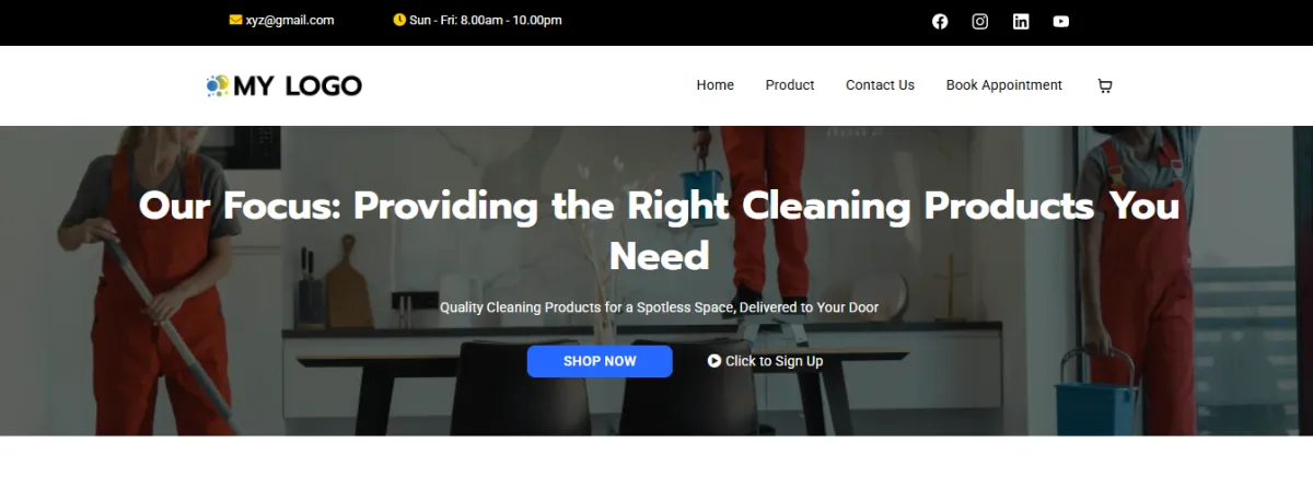 Website Builder with Marketing Tools