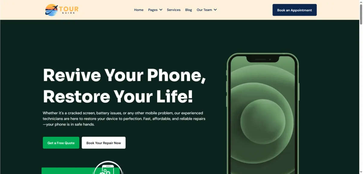 Website Builder with Marketing Tools