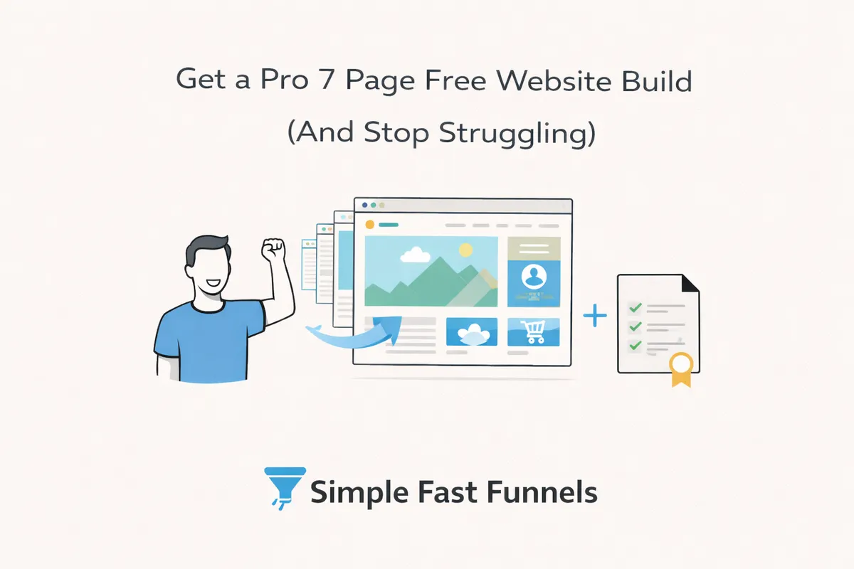 Get a Pro 7 Page Free Website Build
