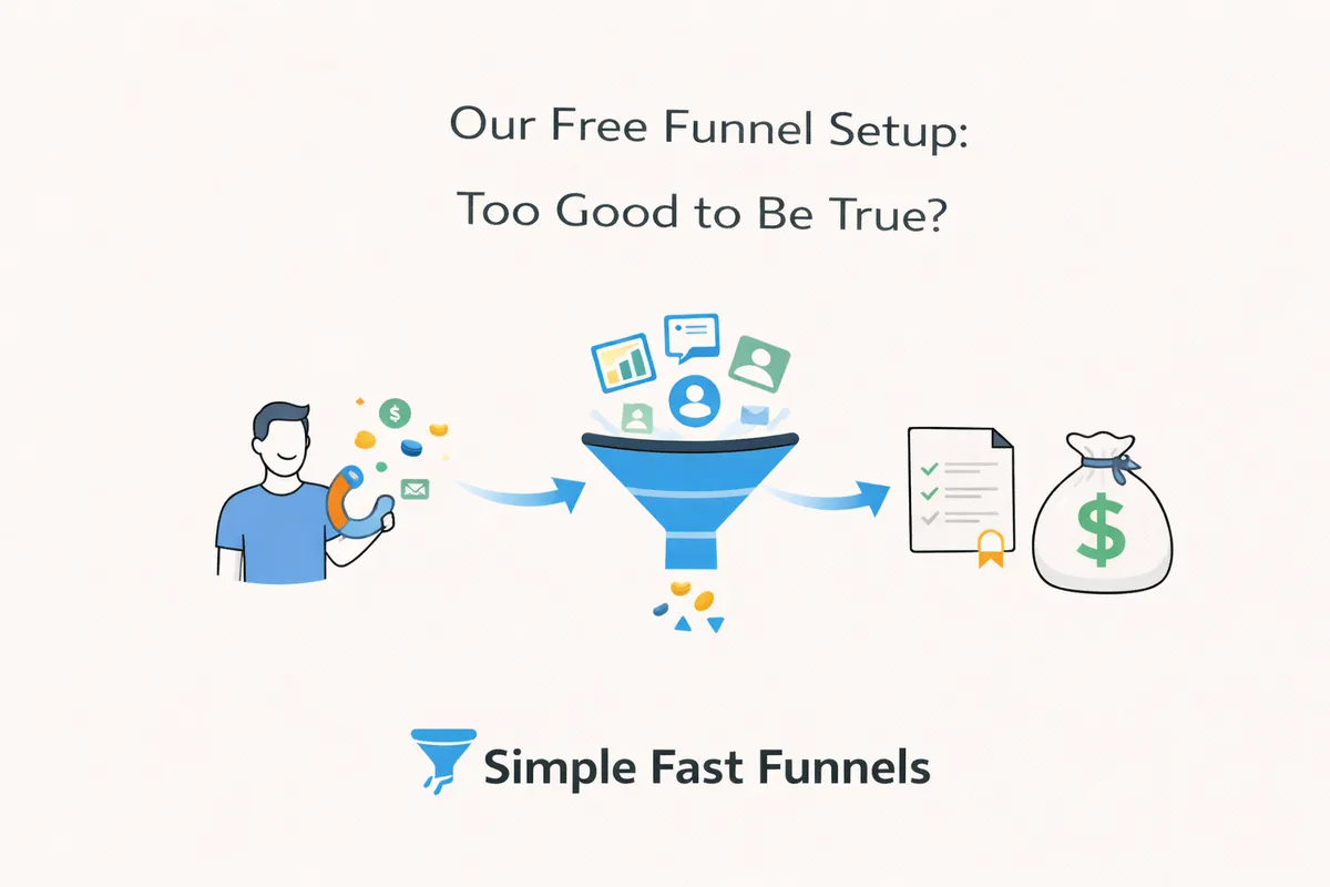Our Free Funnel Setup: Too Good to Be True?