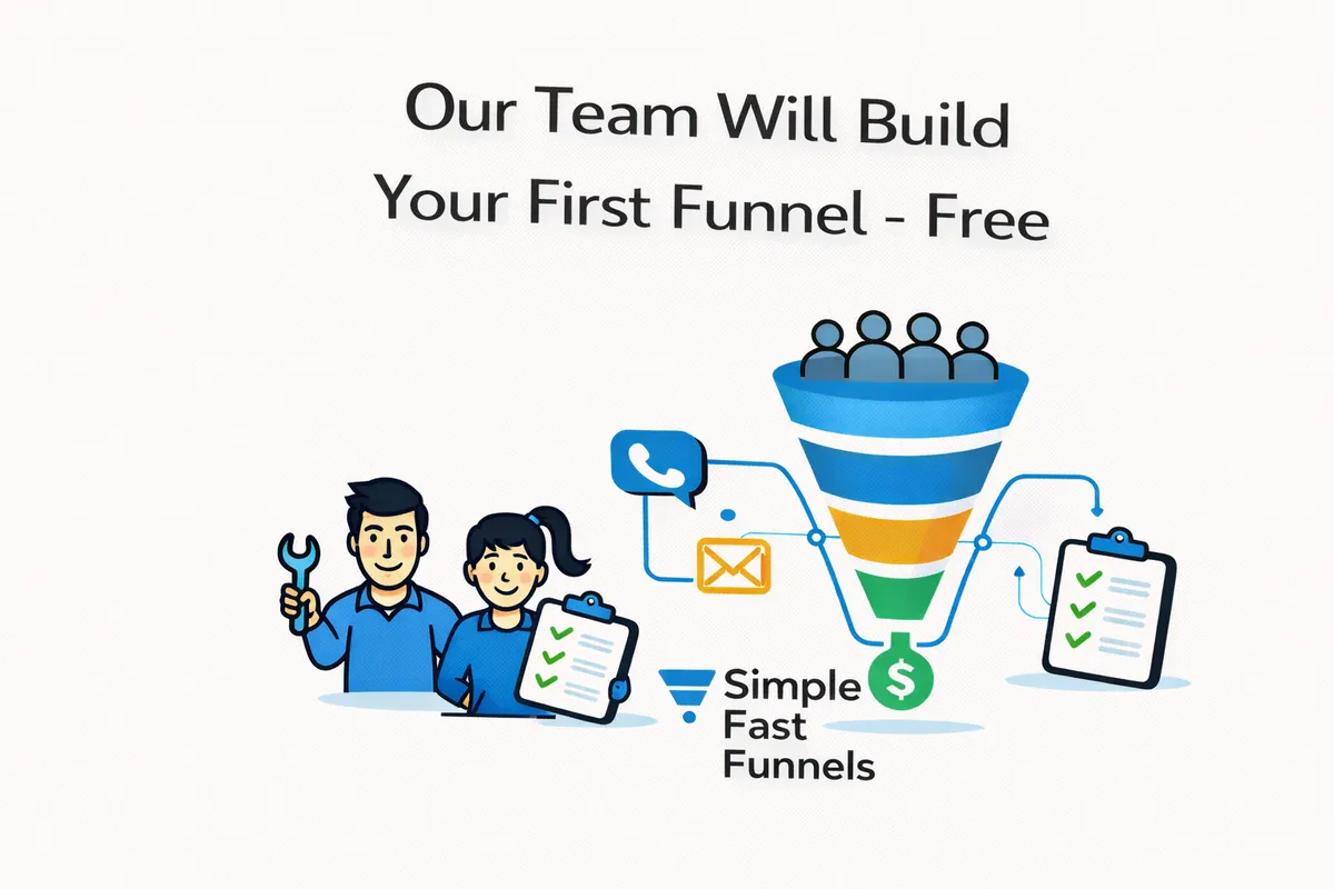 Our Team Will Build Your First Funnel - Free
