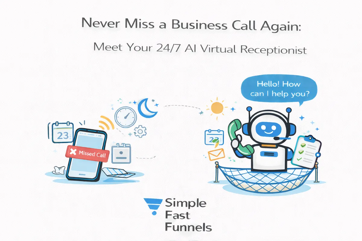 Never Miss a Business Call Again: Meet Your 24/7 Al Virtual Receptionist