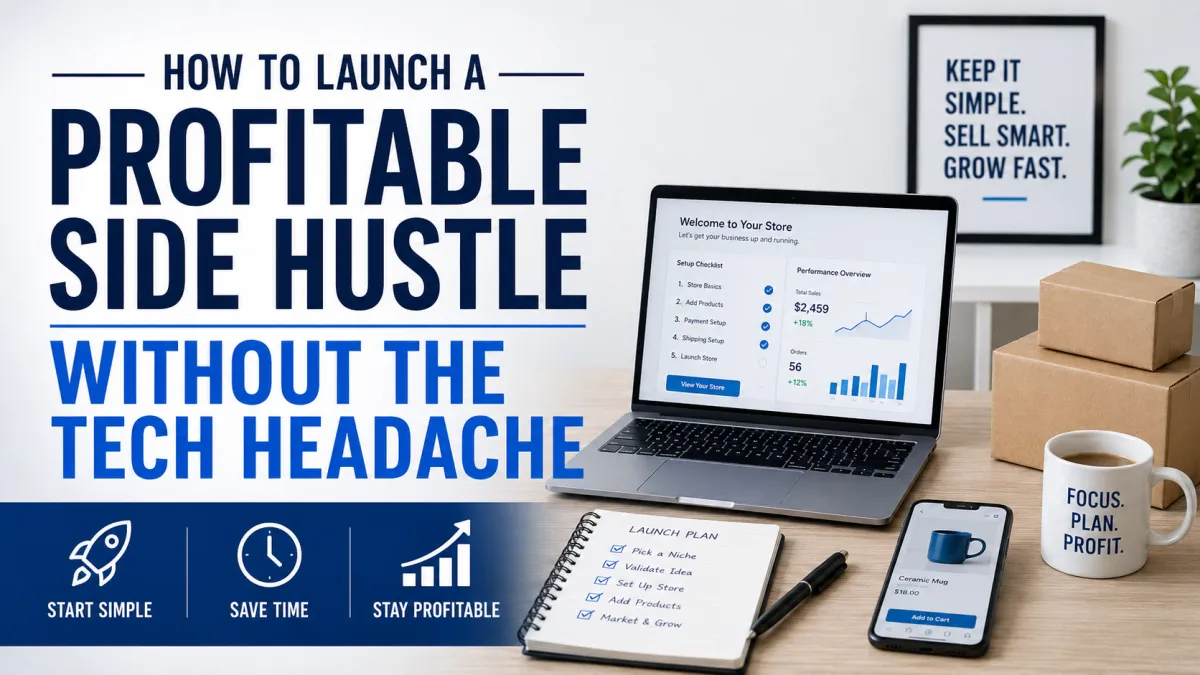 How to Launch a Profitable Side Hustle Without the Tech Headache