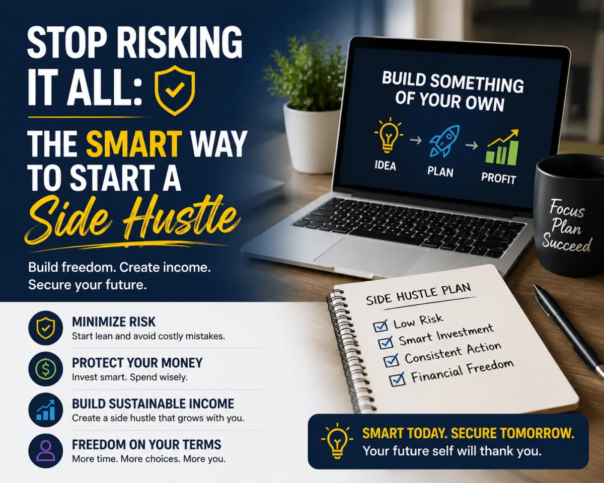 Stop Risking It All: The Smart Way to Start a Side Hustle