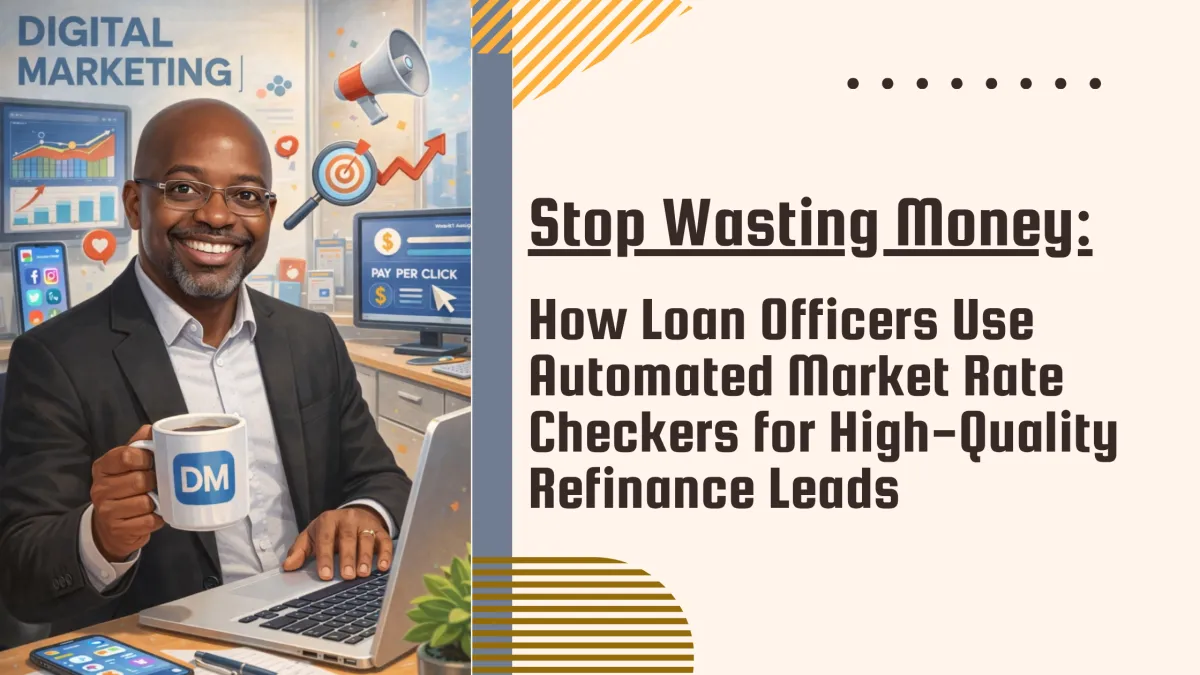 Stop Wasting Money: How Loan Officers Use Automated Market Rate Checkers for High-Quality Refinance Leads