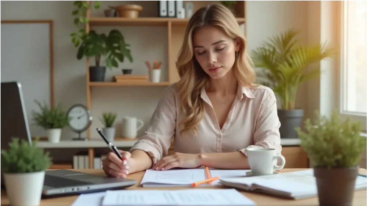 Girl checking on reduciing paid ad spend