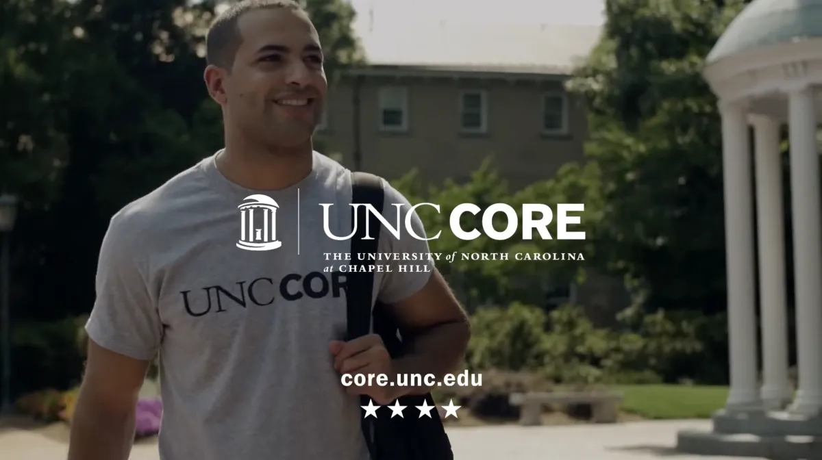MTN Video Marketing & Production Brand Anthem IMG of UNC Core Soldier Walking on University Campus