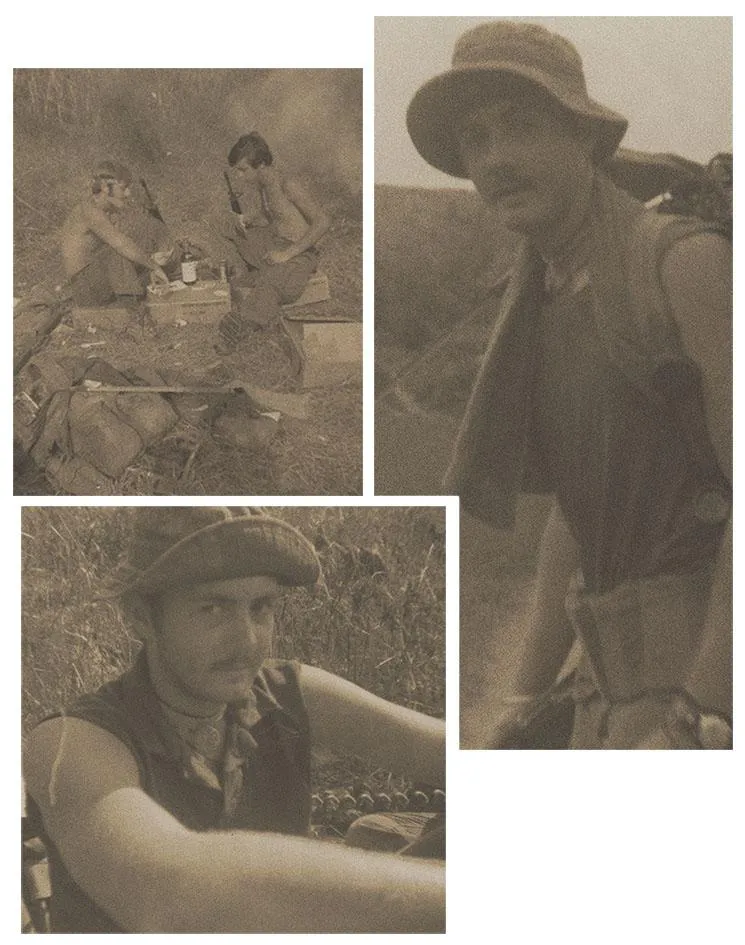 Collage of Jayem's Military Past