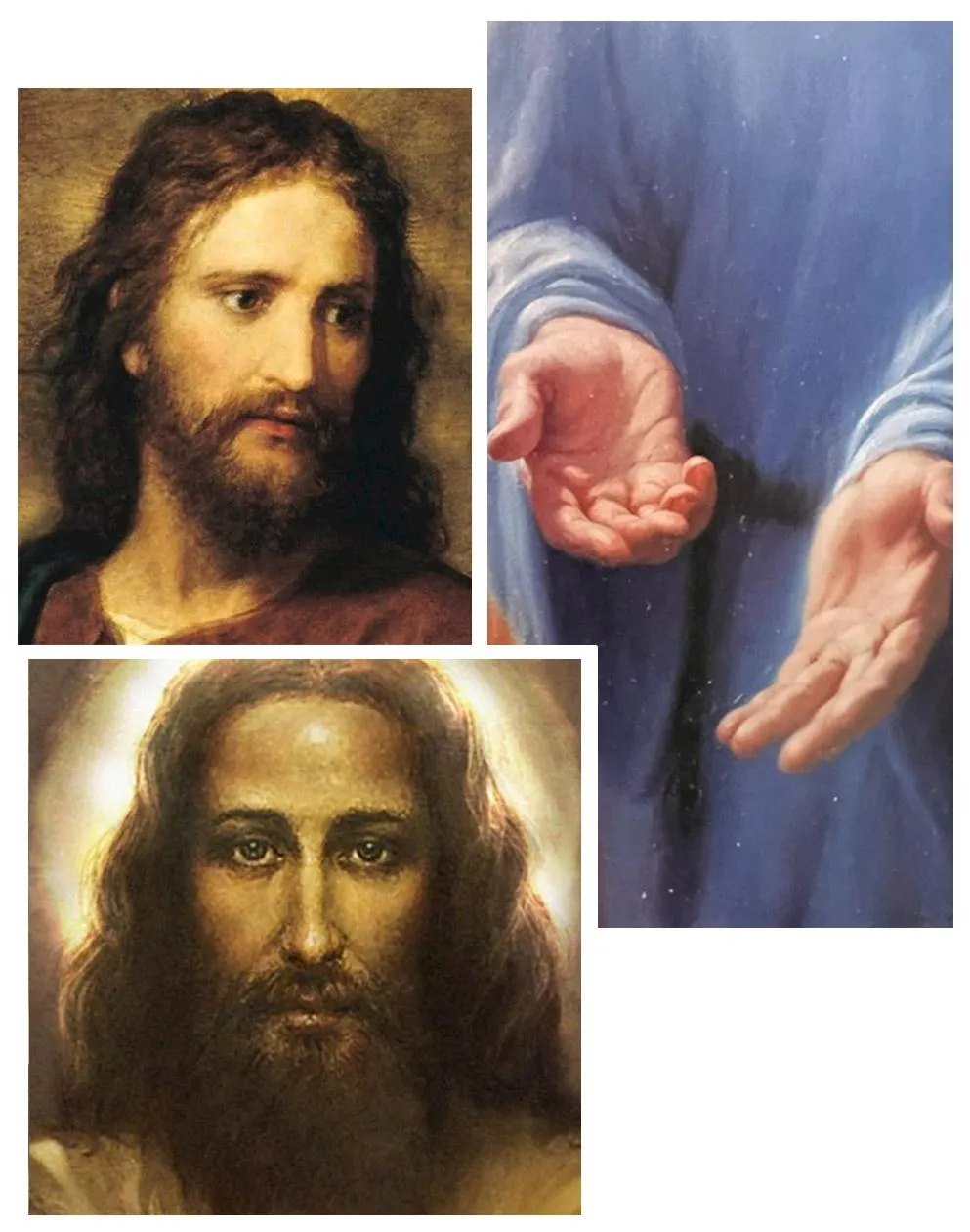 A collage of Jesus (Jeshua)