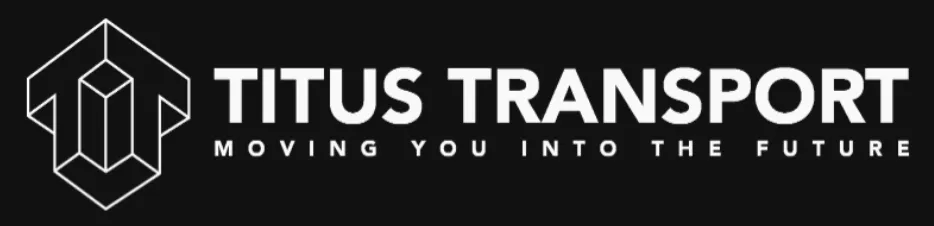 A stylized flat illustration showing a diverse group of business professionals in formal attire, gathered around a large digital dashboard displaying logistics data and a five-star rating system, set in a modern office with large windows and cityscape in the background.