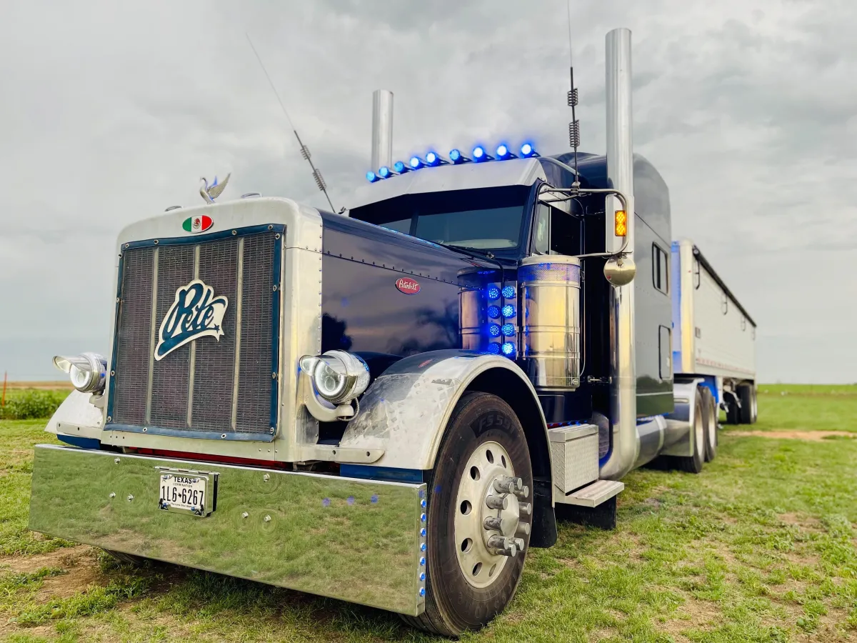 Truck image with hopper