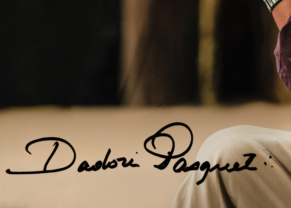 Dadou Pasquet authentic signature