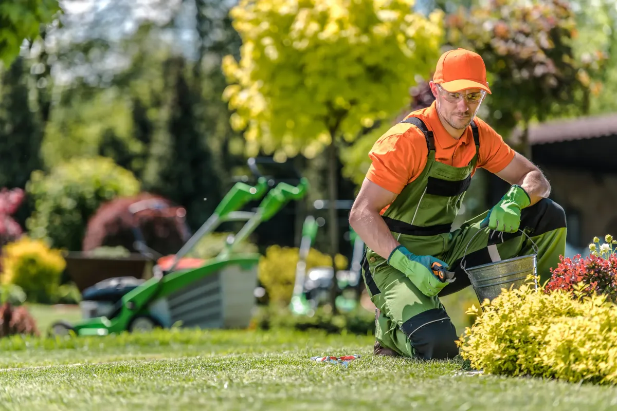 5 Star Grounds providing professional landscape maintenance for commercial property in Northwest Arkansas