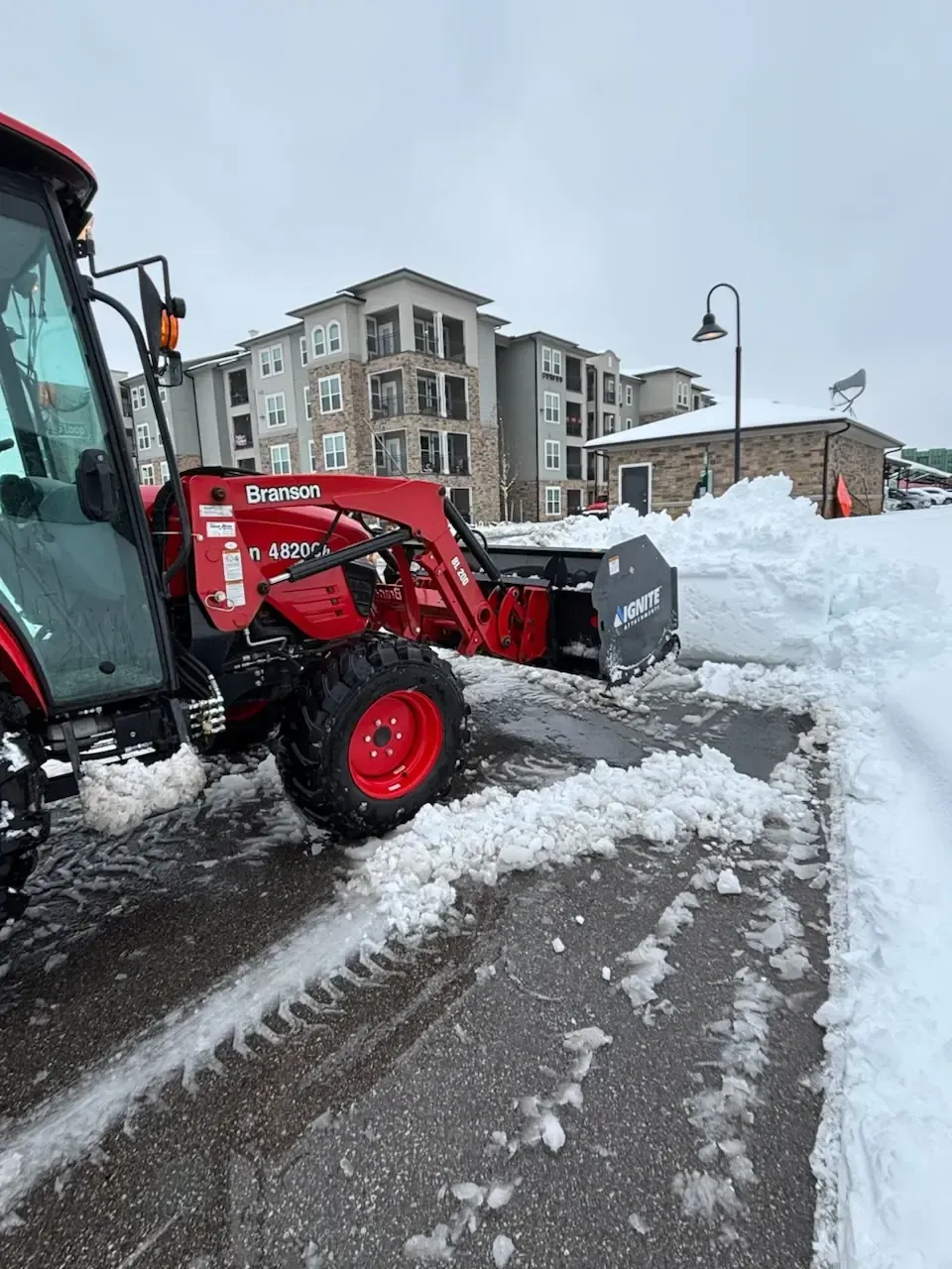 Parking Lot Snow Removal in Rogers, AR