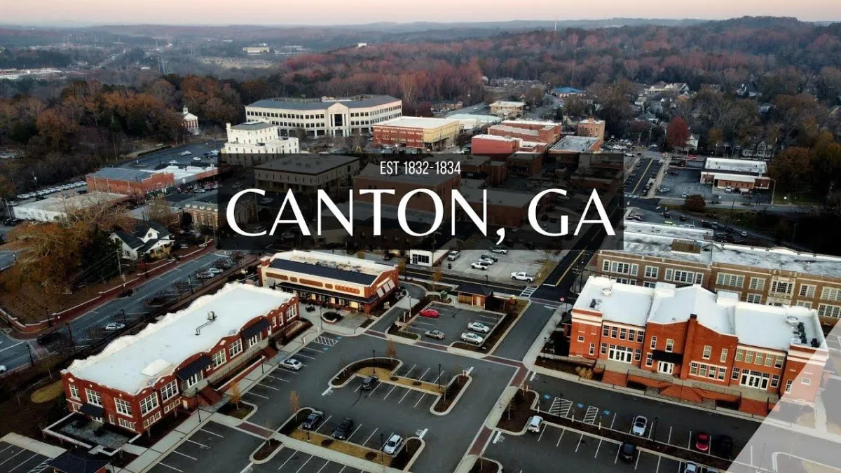 Canton GA Overhead Shot