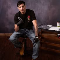 Tattoo artist portrait