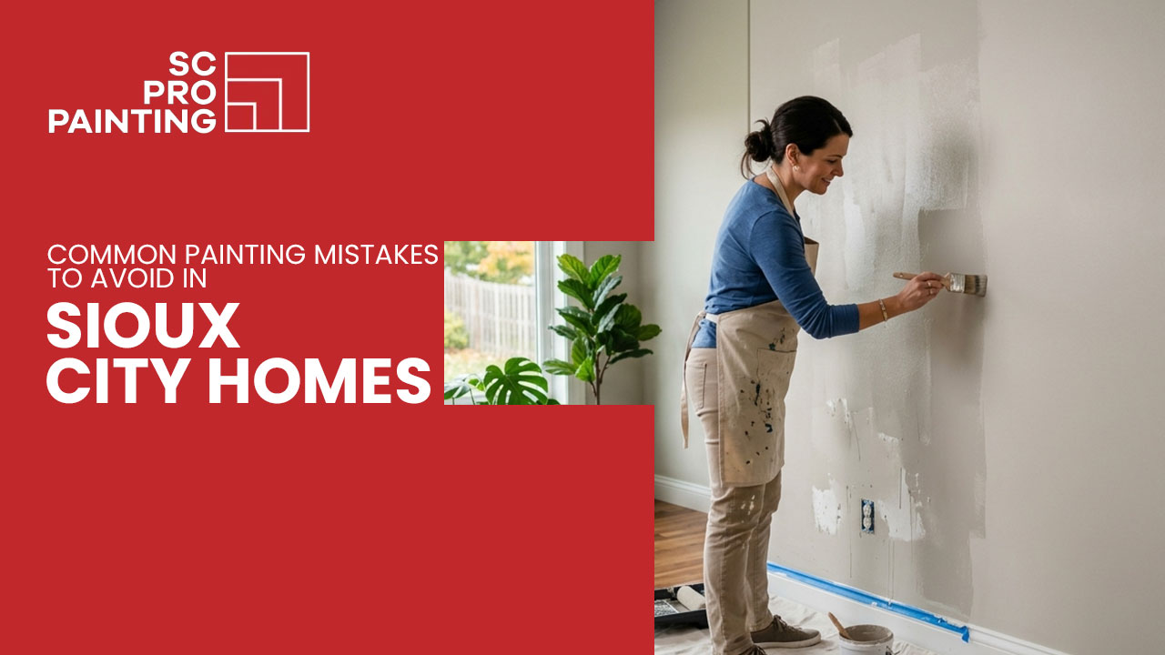 Common Painting Mistakes to Avoid in Sioux City Homes