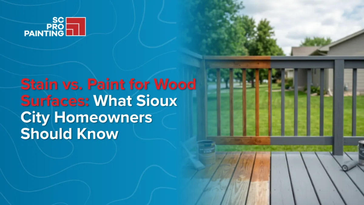 Stain vs. Paint for Wood Surface